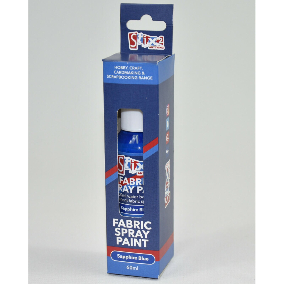 Stix2 Sapphire Blue 60Ml Spray Paint In Box 5060027101215