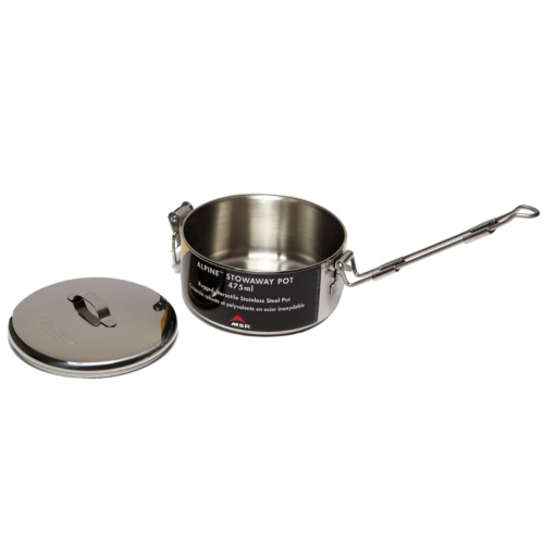 MSR Alpine Edelstahl Stowaway Campingtopf, 475 mL 1
