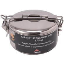 MSR Alpine Edelstahl Stowaway Campingtopf, 475 mL