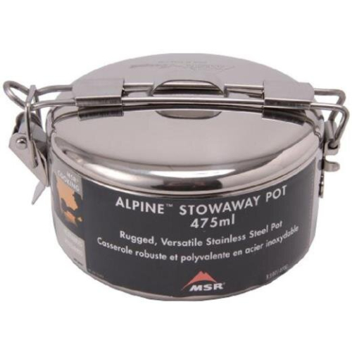 MSR Alpine Edelstahl Stowaway Campingtopf, 475 mL