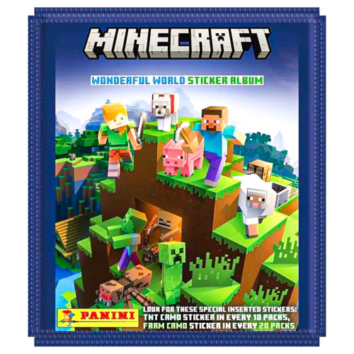 Minecraft Wonderful World Sticker Collection Classic Tin 1
