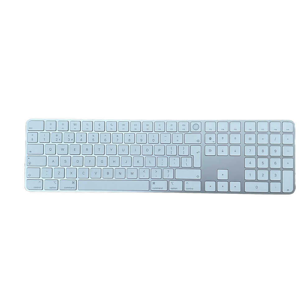 Apple Magic Keyboard With Touch Id & Numeric Keypad - No Box White