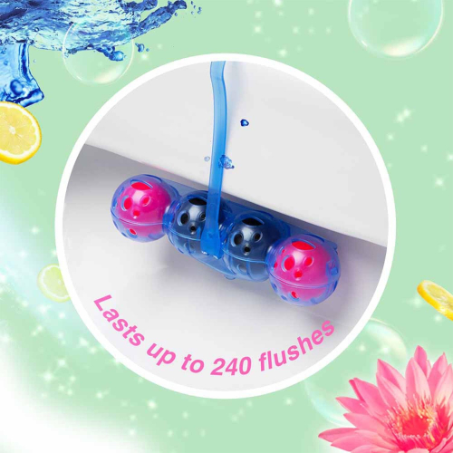 Bloo 6x Bloo Toilet Rim Blocks Colour Active+ Bleach 2
