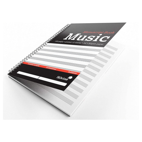 A4 Twin Wire Music Manuscript Book 1