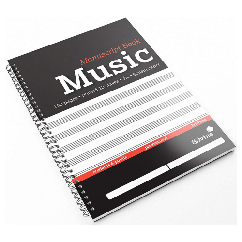 A4 Twin Wire Music Manuscript Book 2