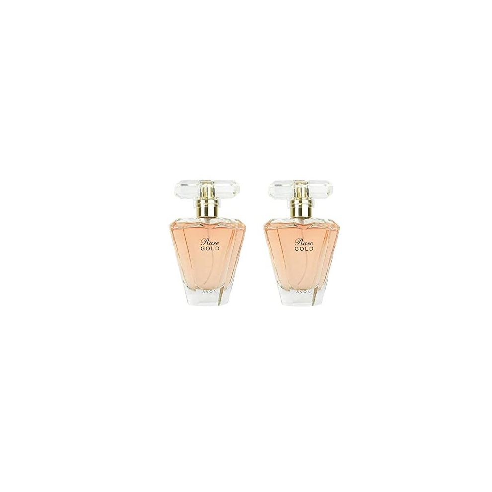 2x Avon Rare Gold EDP -50ml x 2=100ml