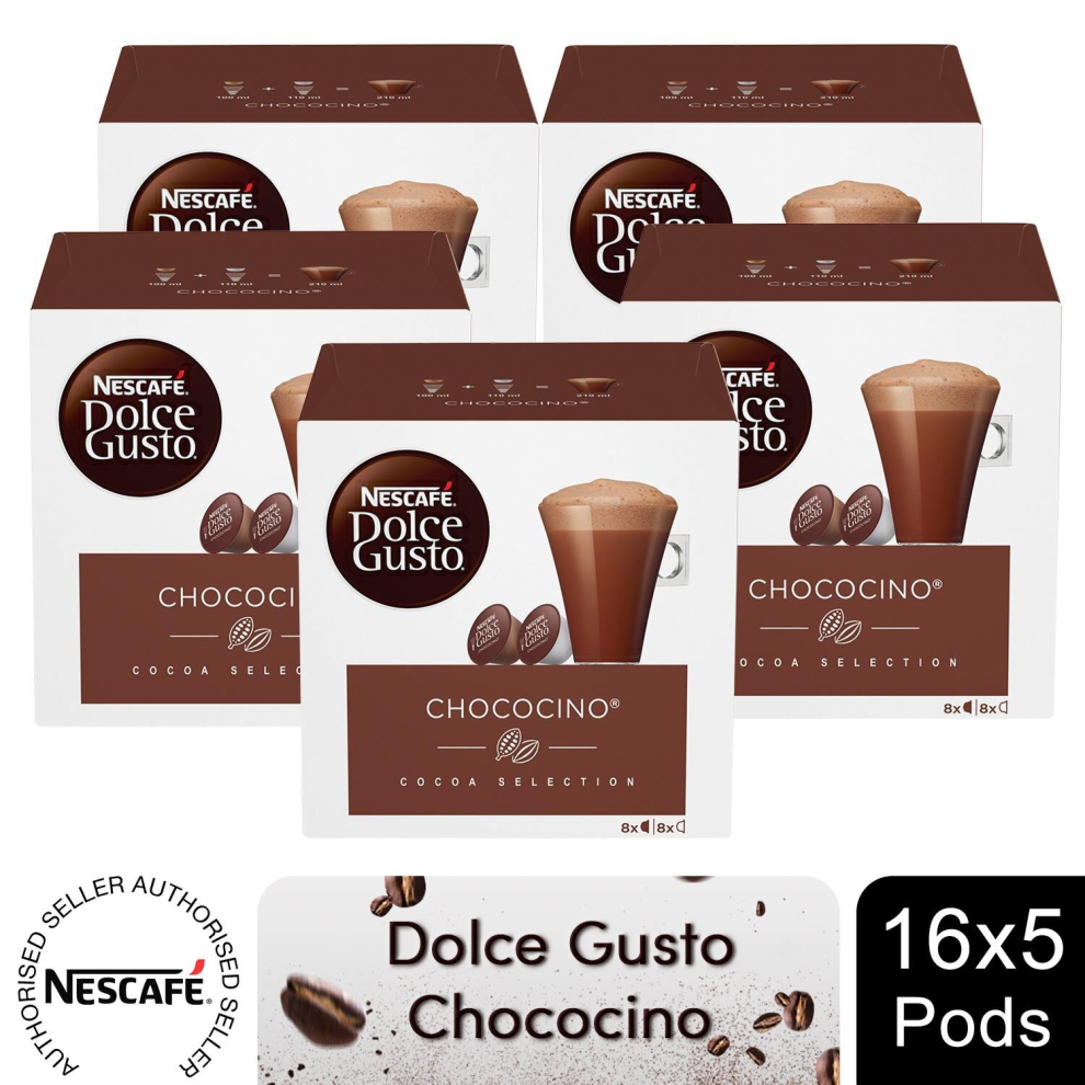 Nescafe Dolce Gusto Coffee Pods Caps Box of 80 Chococino