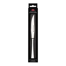 Tala Performance Set of 4 Stainless Steel Steak Knives, Sharp Serrated Edge, Rust and Stain Resistant, Non-Slip Grip, Dishwasher Safe with a Mirror