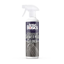 British Basics - Shower Head Cleaner/Descaler and Limescale Remover 500ml, Clear