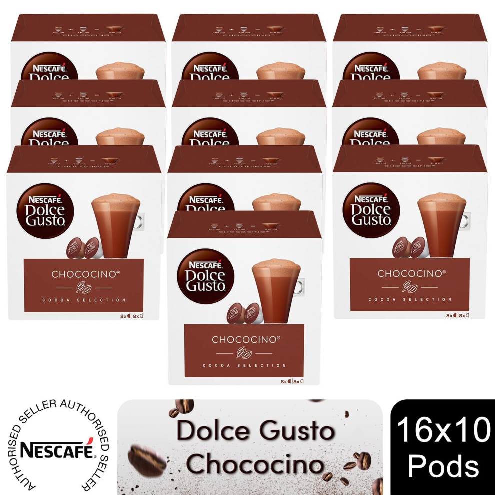 Nescafe Dolce Gusto Coffee Pods Caps Box of 160 Chococino