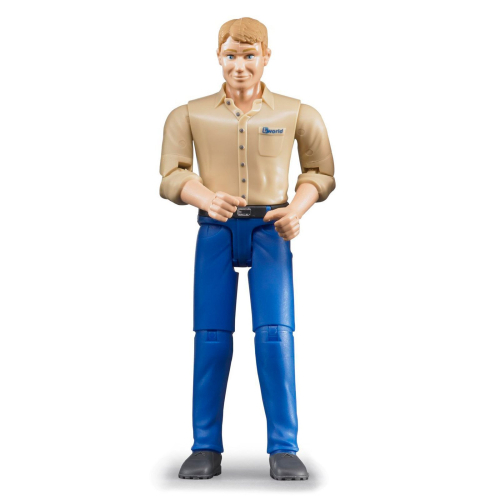 Bruder Mann, helle Haut, blaue Jeans