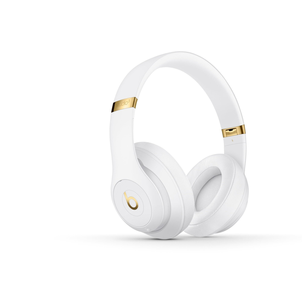Beats by Dr. Dre Studio 3 Wireless Over-Ear Headphones with Built-in Mic - White (Renewed)