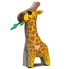 Eugy Giraffe 3D Πάζλ, 20 Τεμαχίων Οικολογικό Εκπαιδευτικό Παιχνίδι για Παιδιά 6+