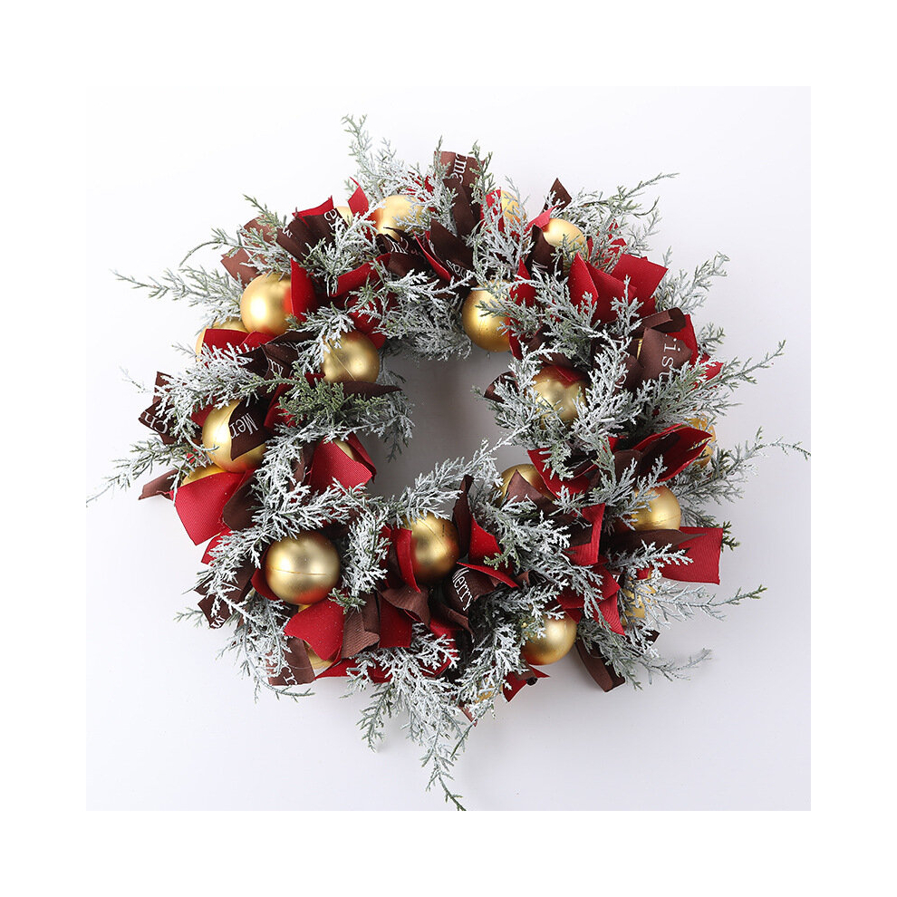 (StyleA) 40cm Christmas Festive Decoration With 40cm Thick Wreath For Celebrations Various