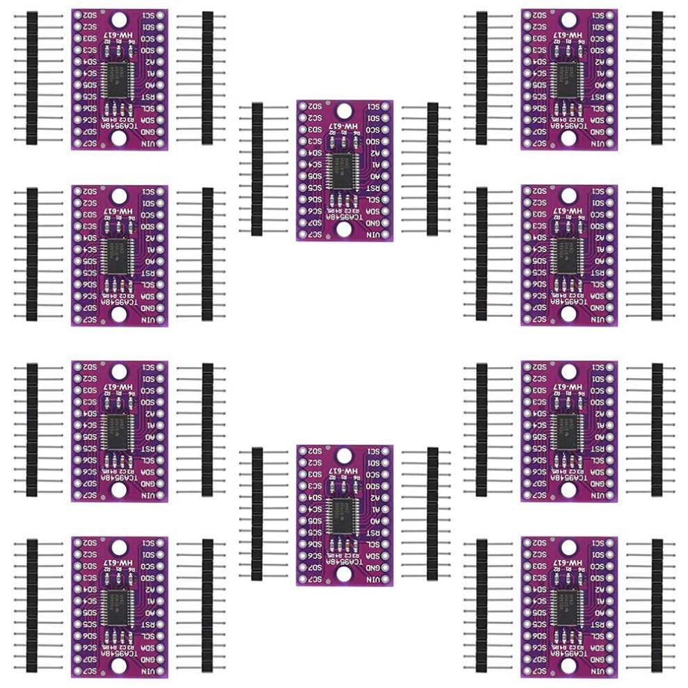 10Pcs TCA9548A I2C IIC Multiplexer Breakout Board Module 8 Channel Expansion Development Board for Ardu Ino