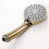 Brushed Gold Handheld High Pressure ABS Shower Head Water Saving Hand Shower Head 5 Function Rain Hand Held Shower 5