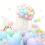 200 Pieces of 5 Inch Macaron Latex Balloon Pastel Candy Balloon Wedding Birthday Party Decoration Baby Shower Balloon 5