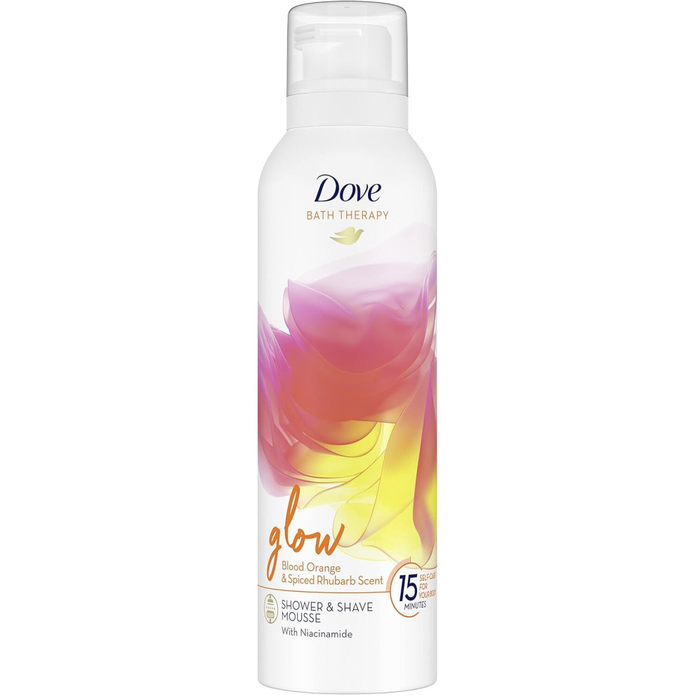 Dove Mousse Glow with Niacinamide Shower & Shave Foam 200ml