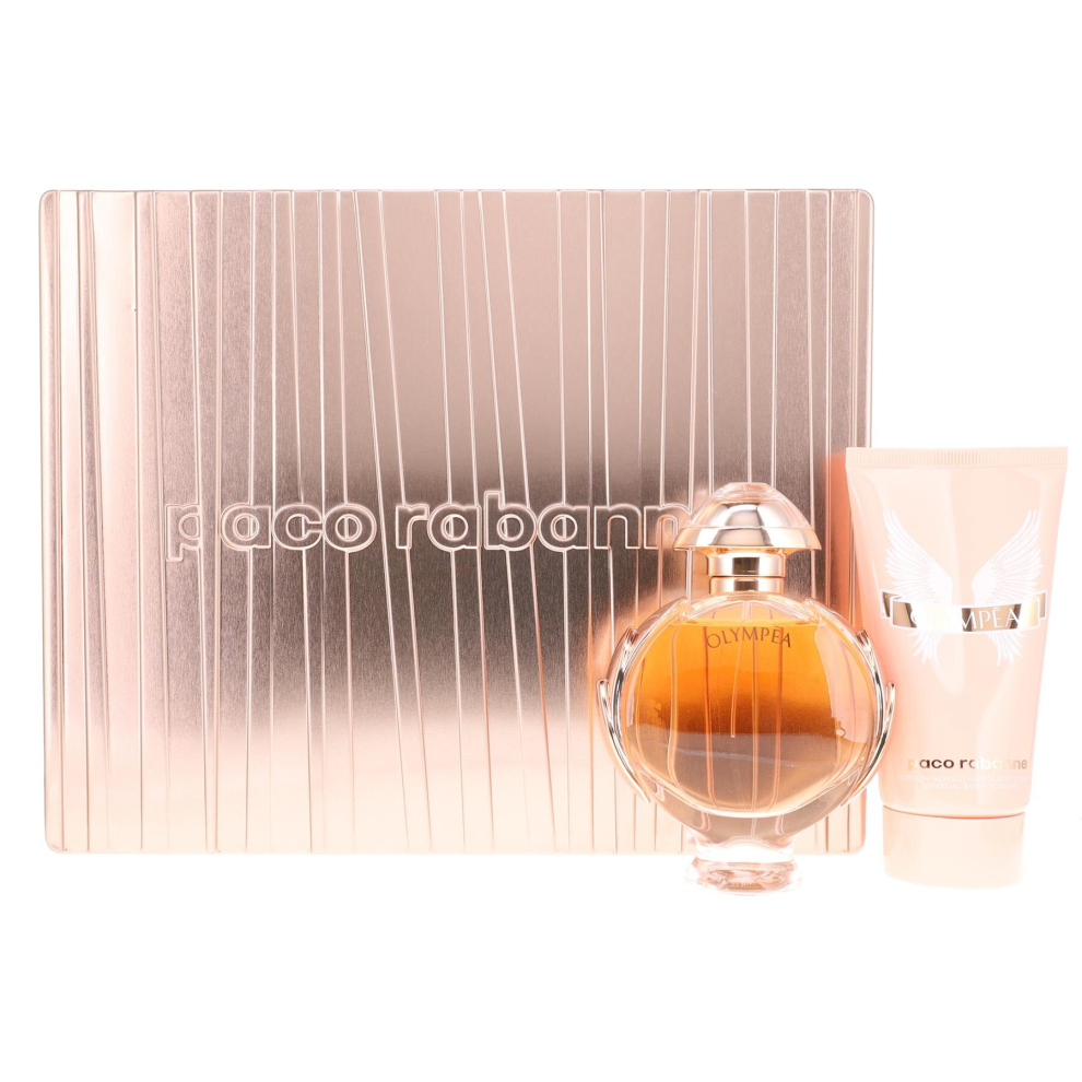 Paco Rabanne Olympea 50ml Eau de Parfum, 75ml Body Lotion Gift Set for Women