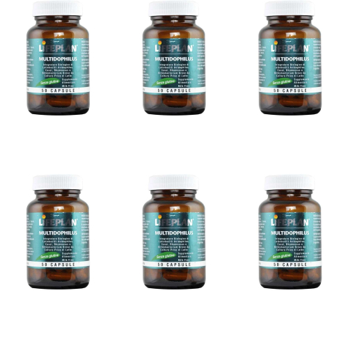 Lifeplan Multidophilus Vegicap 50 Capsules  (Pack of 6)