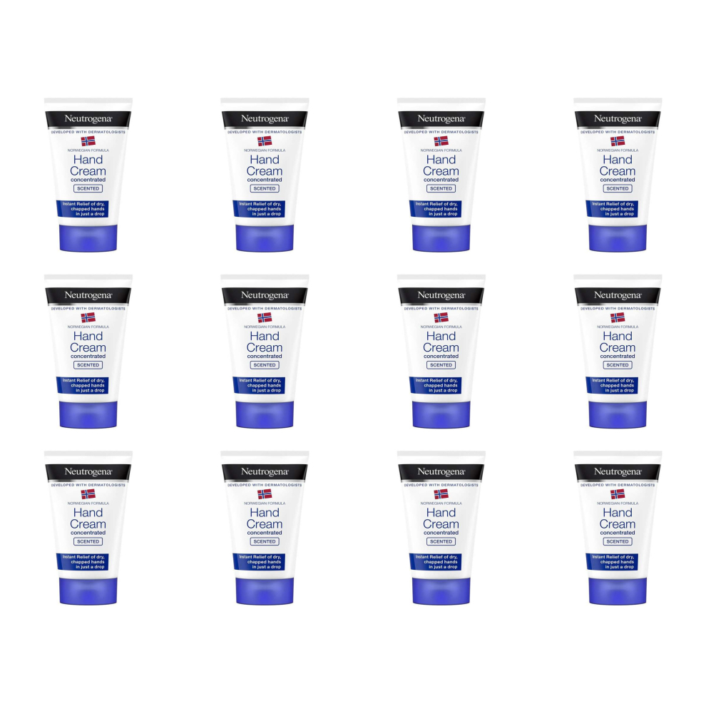 Neutrogena Concentrated  SCENTED Hand Cream, 50 ml (Pack of 12)
