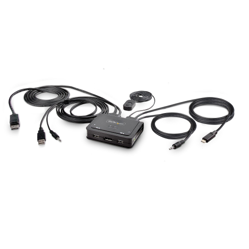 StarTech.com 2-PORT COMPACT 4K KVM SWITCH