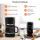 GEEPAS (Black) Geepas Coffee Machine & Coffee Grinder Combo Set 2