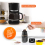 GEEPAS (Black) Geepas Coffee Machine & Coffee Grinder Combo Set 5