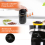 GEEPAS (Black) Geepas Coffee Machine & Coffee Grinder Combo Set 4
