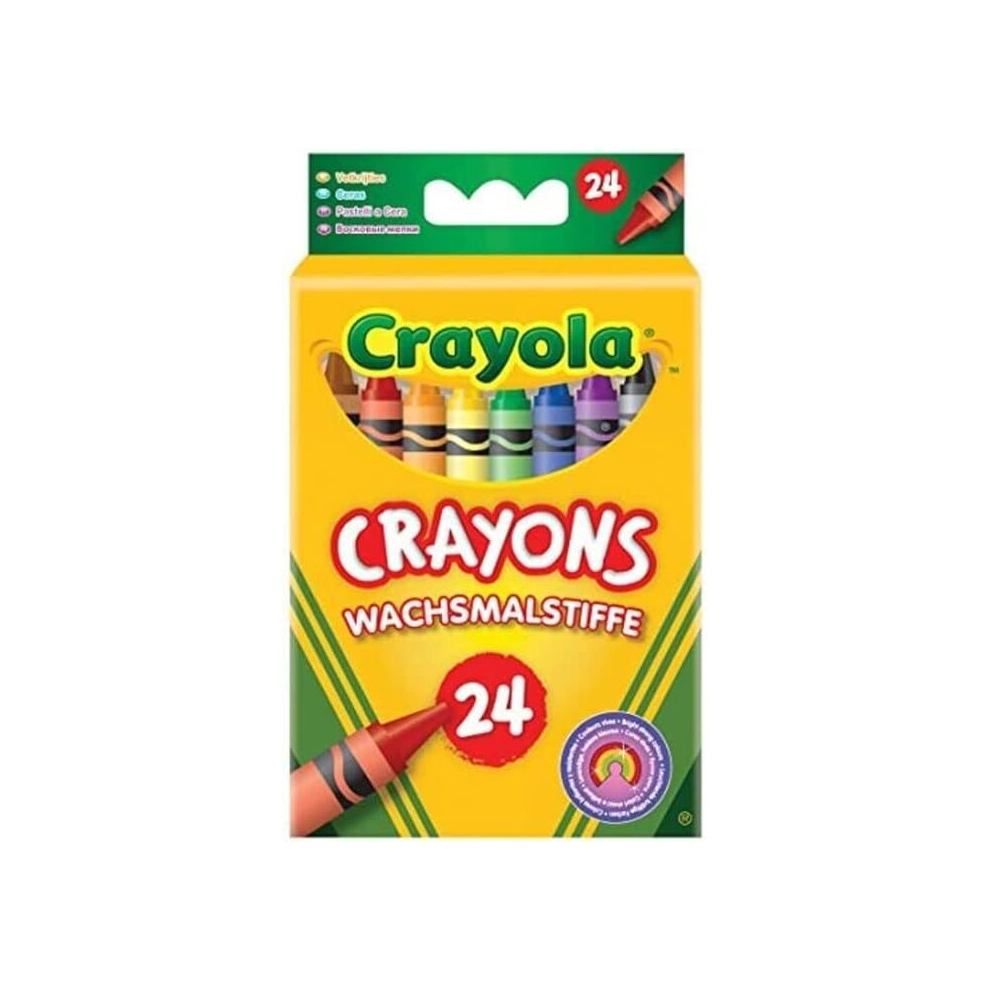 CRAYOLA Crayons Bright Strong Colours Multi 24 Count (Pack of 1)