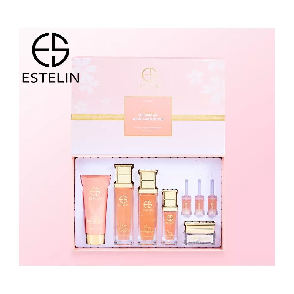 Estelin Cherry Blossoms Micro-Nutritive Skin Care Set 8 Piece