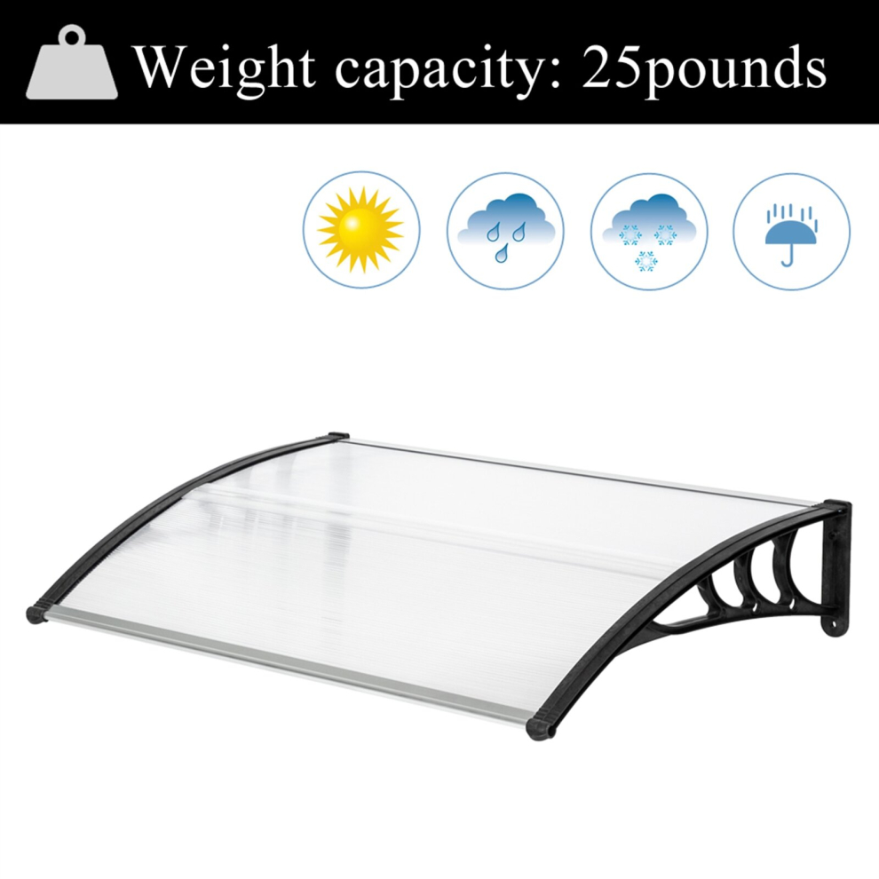 120 x 80CM Household Application Door & Window Rain Cover Eaves Canopy