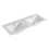 1200mm Thin-Edge Inset Basin Sink & Overflow Ceramic Double Wash Basin 4