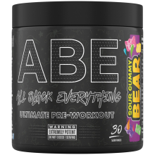 (Sour Gummy Bear) Pre workout Powder ABE Creatine Beta Alanine Citrulline Vit B Energy Performance (30 Servings)