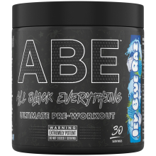 (Icy Blue Raz) Pre workout Powder ABE Creatine Beta Alanine Citrulline Vit B Energy Performance (30 Servings)