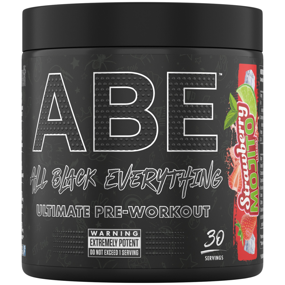 (Strawberry Mojito) Pre workout Powder ABE Creatine Beta Alanine Citrulline Vit B Energy Performance (30 Servings)