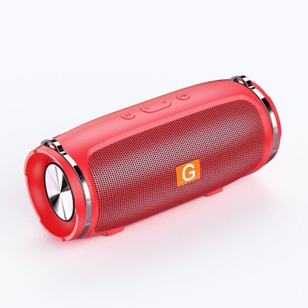 (Red) Portable Wireless Bluetooth Speaker Stereo High Bass Loud Usb Fm Stereo Red 4895171743520