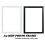(black) A4 Photo Frame MDF Freestanding and Wall Hanging 10