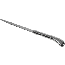 Letter Opener Pistol Style Stainless Steel Letter Opener with Touchmarked Pewter Handle Traditional Style Letter Opener Kitchen Accessories