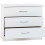 Seconique Nevada 3 Drawer Chest White Gloss 1