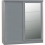 Seconique Nevada 2 Door Sliding Wardrobe Grey Gloss 1