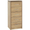 Seconique Charles 5 Drawer Narrow Chest Oak Effect Veneer with Walnut Trim 1