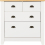Seconique Seconique Ludlow White & Oak Lacquer 2+2 Chest 3