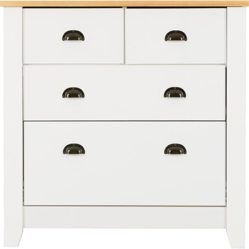 Seconique Seconique Ludlow White & Oak Lacquer 2+2 Chest 2