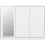 Seconique Nevada 3 Door Sliding Wardrobe White Gloss 15
