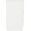 Seconique Nevada 3 Drawer Chest White Gloss 8
