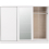 Seconique Nevada 3 Door Sliding Wardrobe White Gloss 16