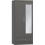 Seconique Nevada Mirrored 2 Door 1 Drawer Wardrobe in 3D Effect Grey Finish 1