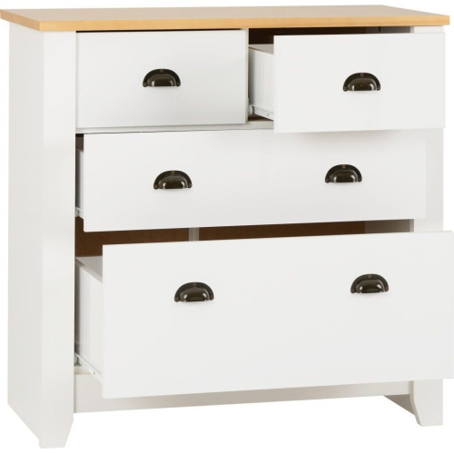 Seconique Seconique Ludlow White & Oak Lacquer 2+2 Chest 1