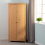 Seconique Oslo 2 Door Wardrobe in Antique Pine Finish 14